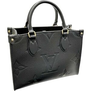 Louis Vuitton On the Go Empreinte Noir Black 2way Shoulder Bag